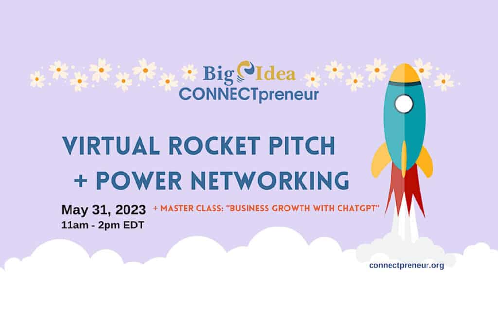 CONNECTpreneur Rocket Pitch + Master Class "Business Growth with ChatGPT"